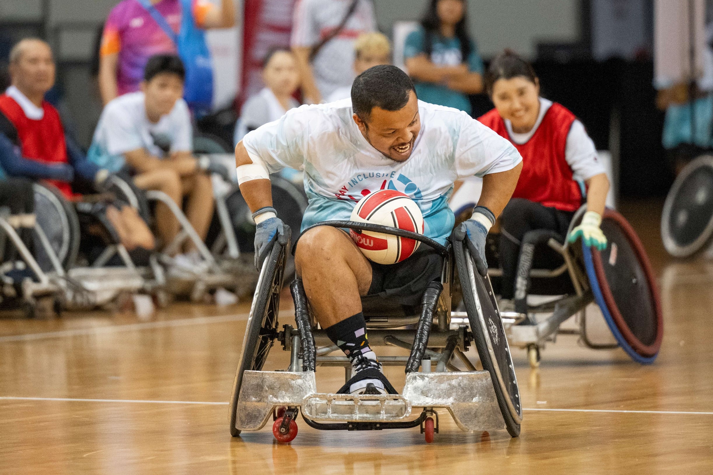 Wheelchair Rugby at Play Inclusive 2025